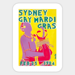 Sydney Mardi Gras 1984 Poster Sticker